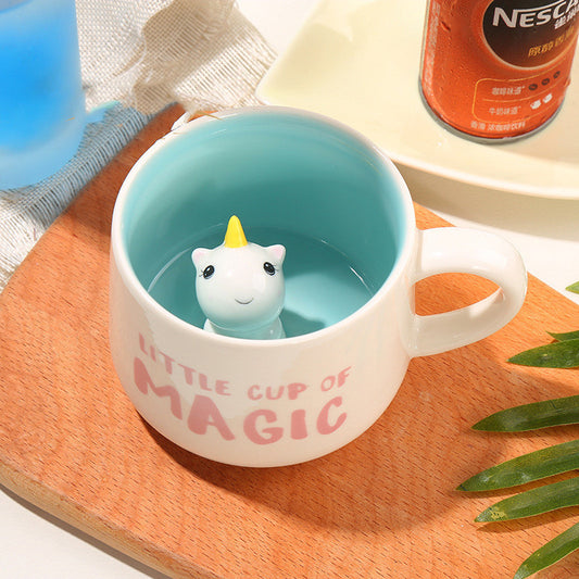 Three-dimensional Animal Ceramic Mug