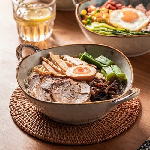 Nordic Ceramic Ramen Bowl - Spring Collection