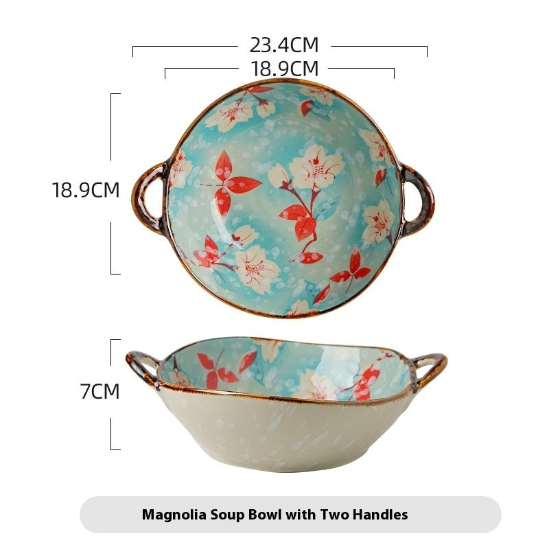 Nordic Ceramic Ramen Bowl - Spring Collection