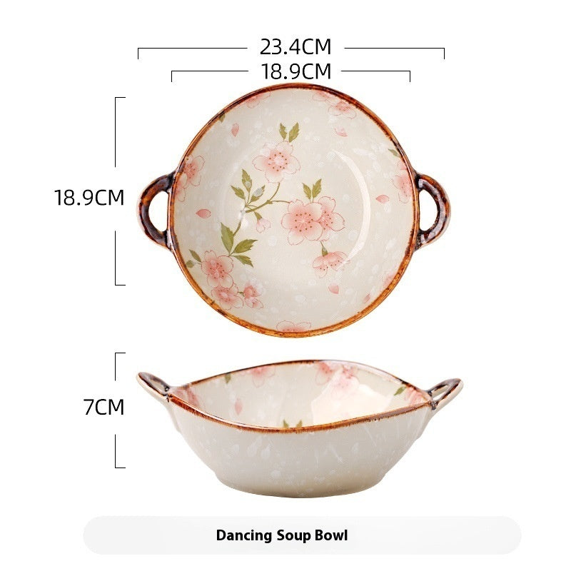 Nordic Ceramic Ramen Bowl - Spring Collection