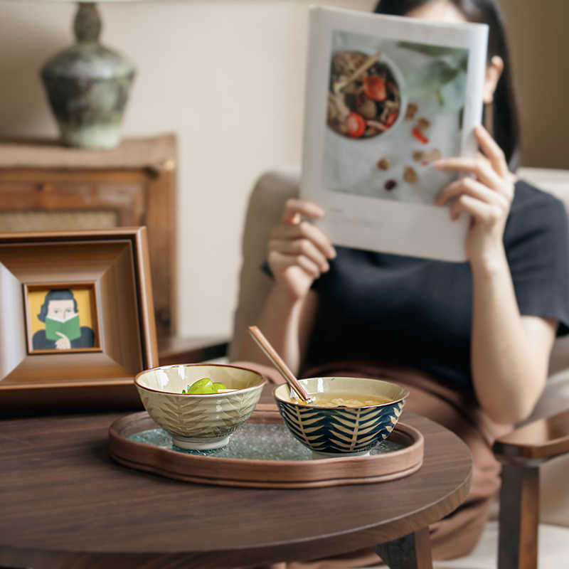 Bowl Pottery Thickened 45-inch Tall Bowl Slightly Flaw