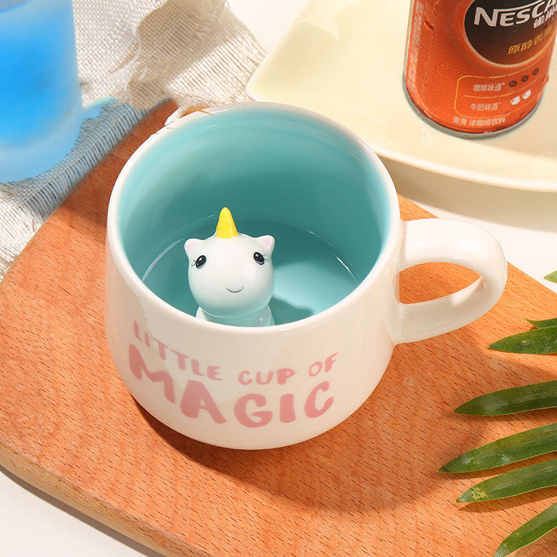 Three-dimensional Animal Ceramic Mug