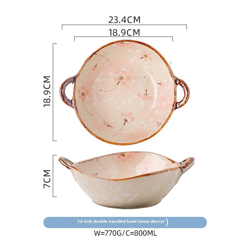 Nordic Ceramic Ramen Bowl - Spring Collection